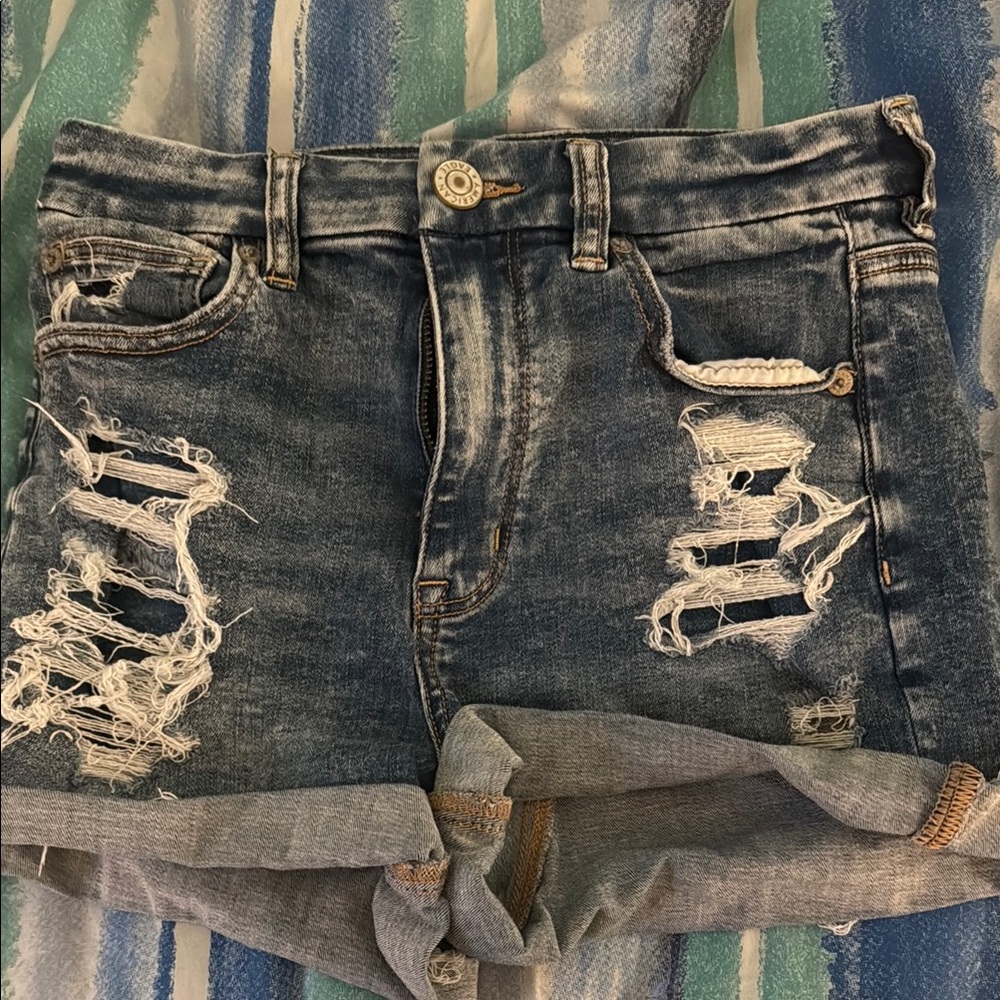 American Eagle Distressed Denim Shorts